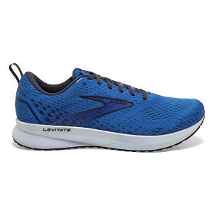 Brooks Levitate 5 Mens Road Running Shoes Blue/Black/White | USA-HPO014963